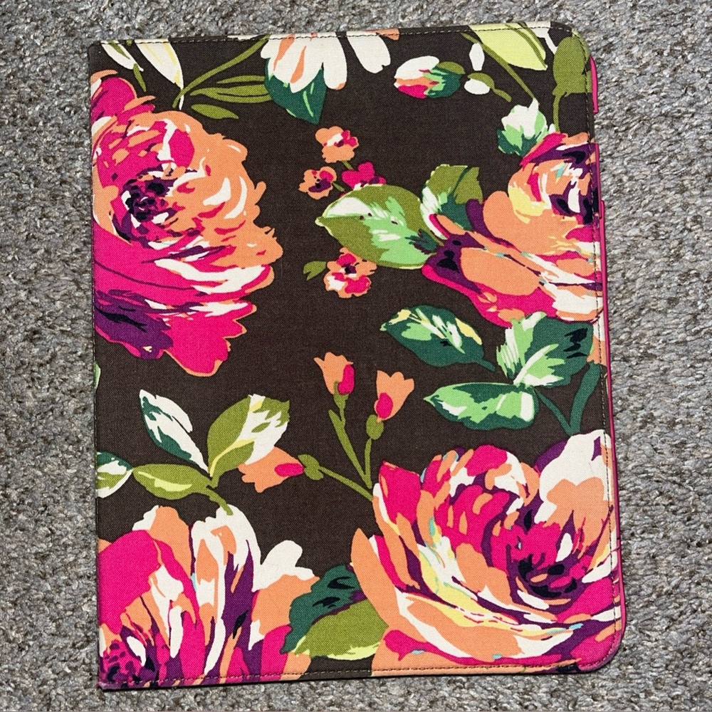 Vera Bradley English Rose Tablet Case Cover Folio for Apple iPad Gen 2 & Up